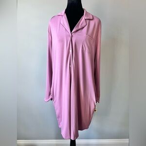 State of Day Women's Soft Notch Collar Sleepshirt Mauve Orchid Size XXL